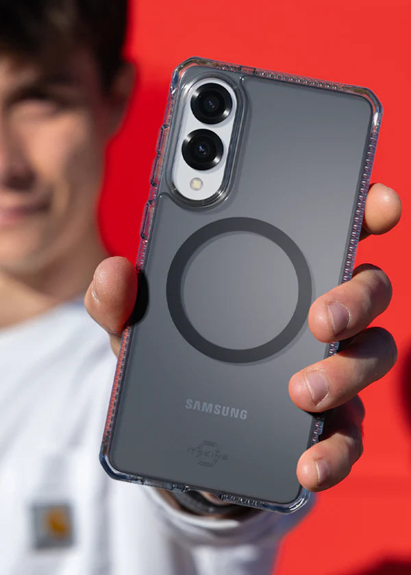 ITSKINS Samsung Galaxy S25 Edge Hybrid R Vapor (MagSafe Compatible) - Smoke