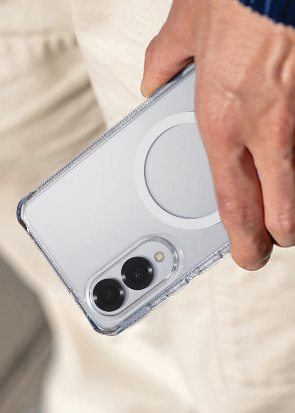 ITSKINS Samsung Galaxy S25 Edge Hybrid R Clear (MagSafe Compatible) - Transparent