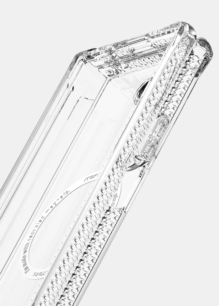 ITSKINS Samsung Galaxy Z Fold 6 Hybrid R Clear Hinge (MagSafe Compatible) - Clear