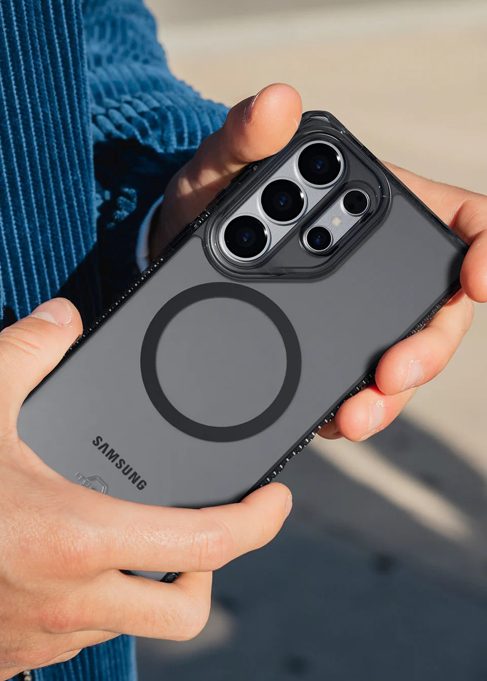 ITSKINS Samsung Galaxy S26 Series - Hybrid R Vapor Magnetic Case - Smoke