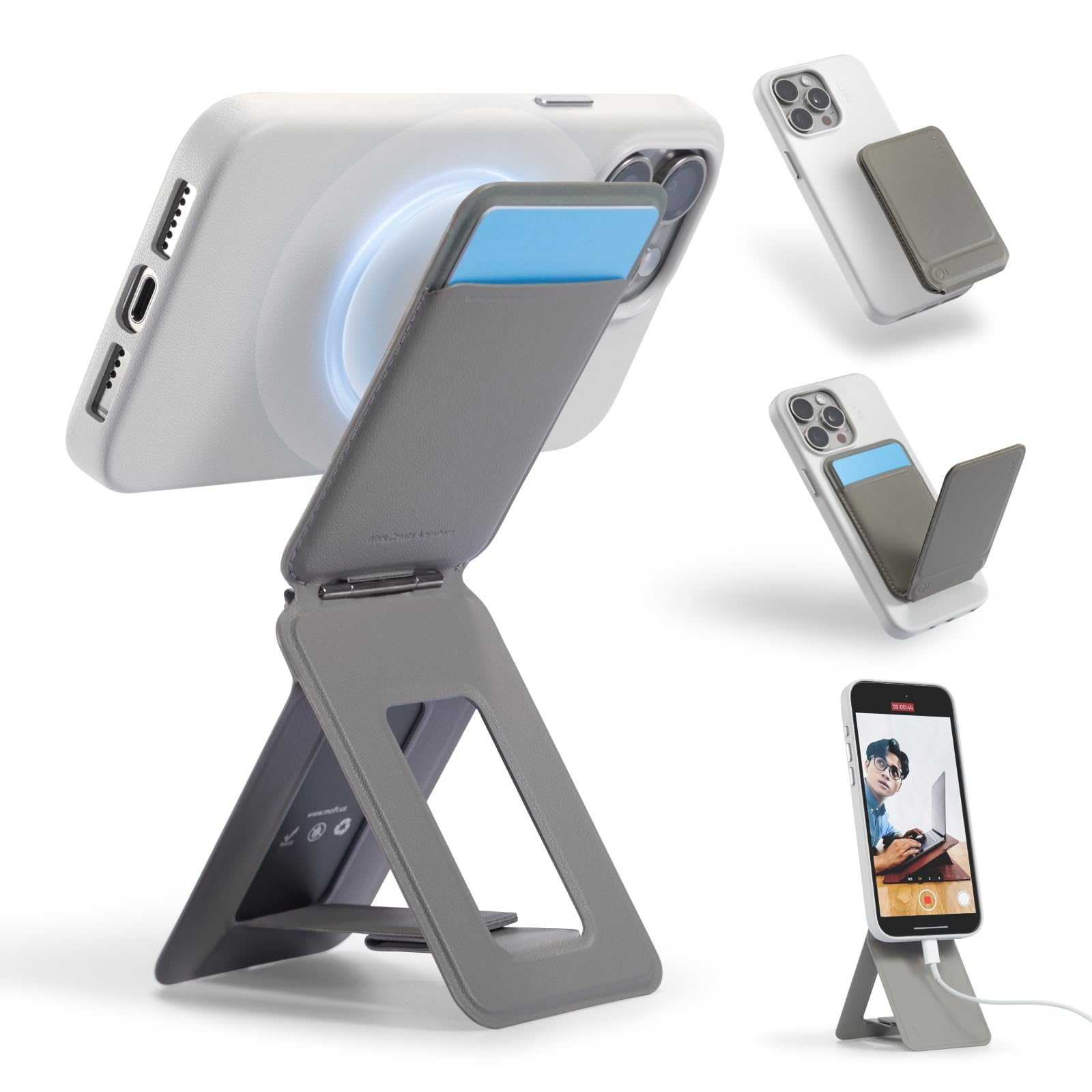 MOFT Snap Invisible Phone Tripod Stand/Wallet MOVAS™ (MagSafe Compatible)