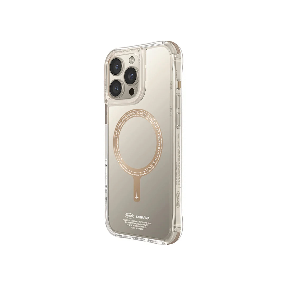 Skinarma iPhone 16 Pro Saido Prime Mag-Charge Back Case - Champagne