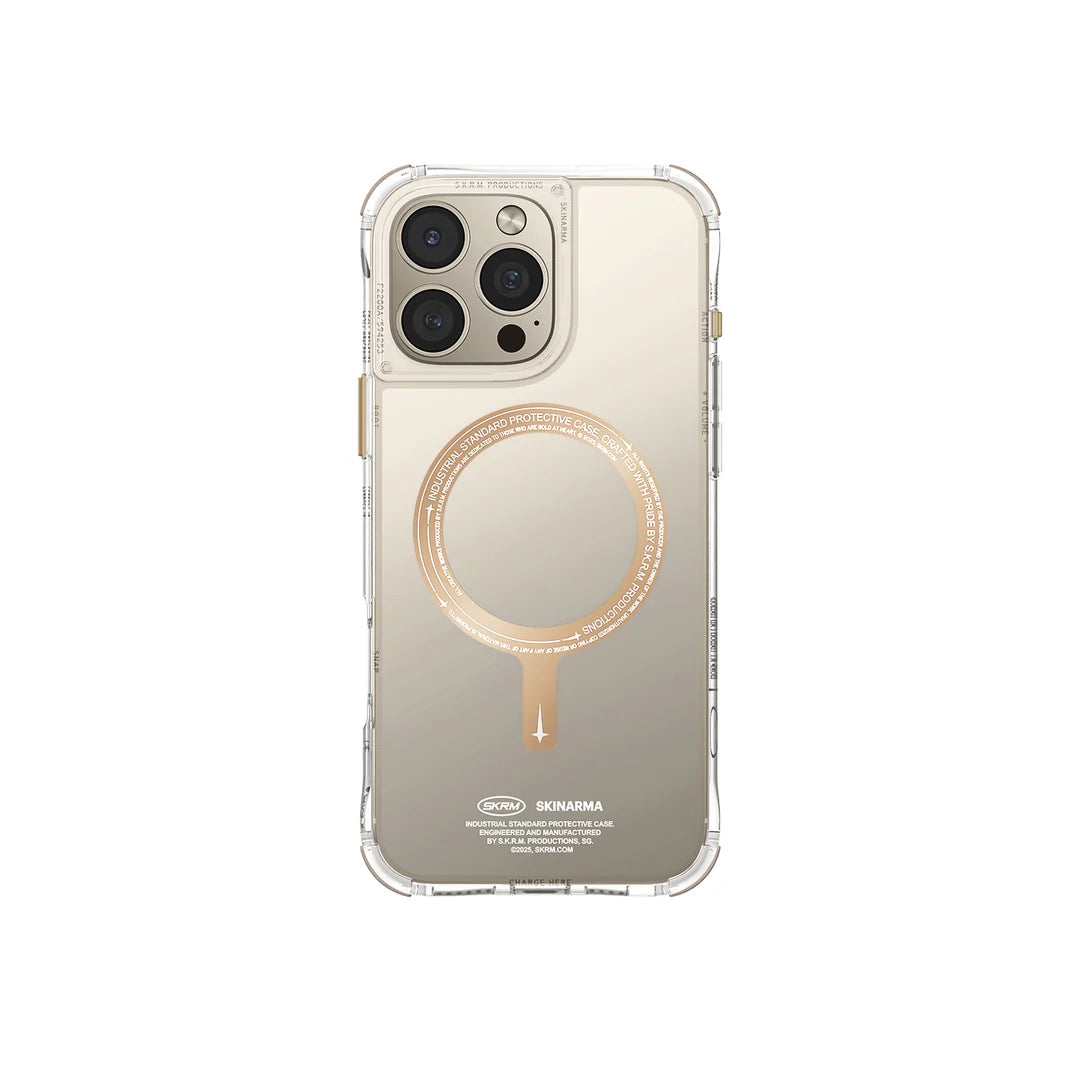 Skinarma iPhone 16 Pro Max Saido Prime Mag-Charge Back Case - Champagne
