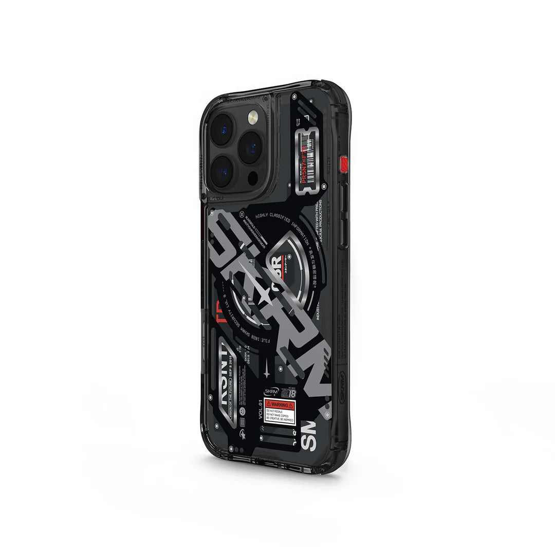 Skinarma iPhone 16 Pro Ekho Mag-Charge Back Case - Black