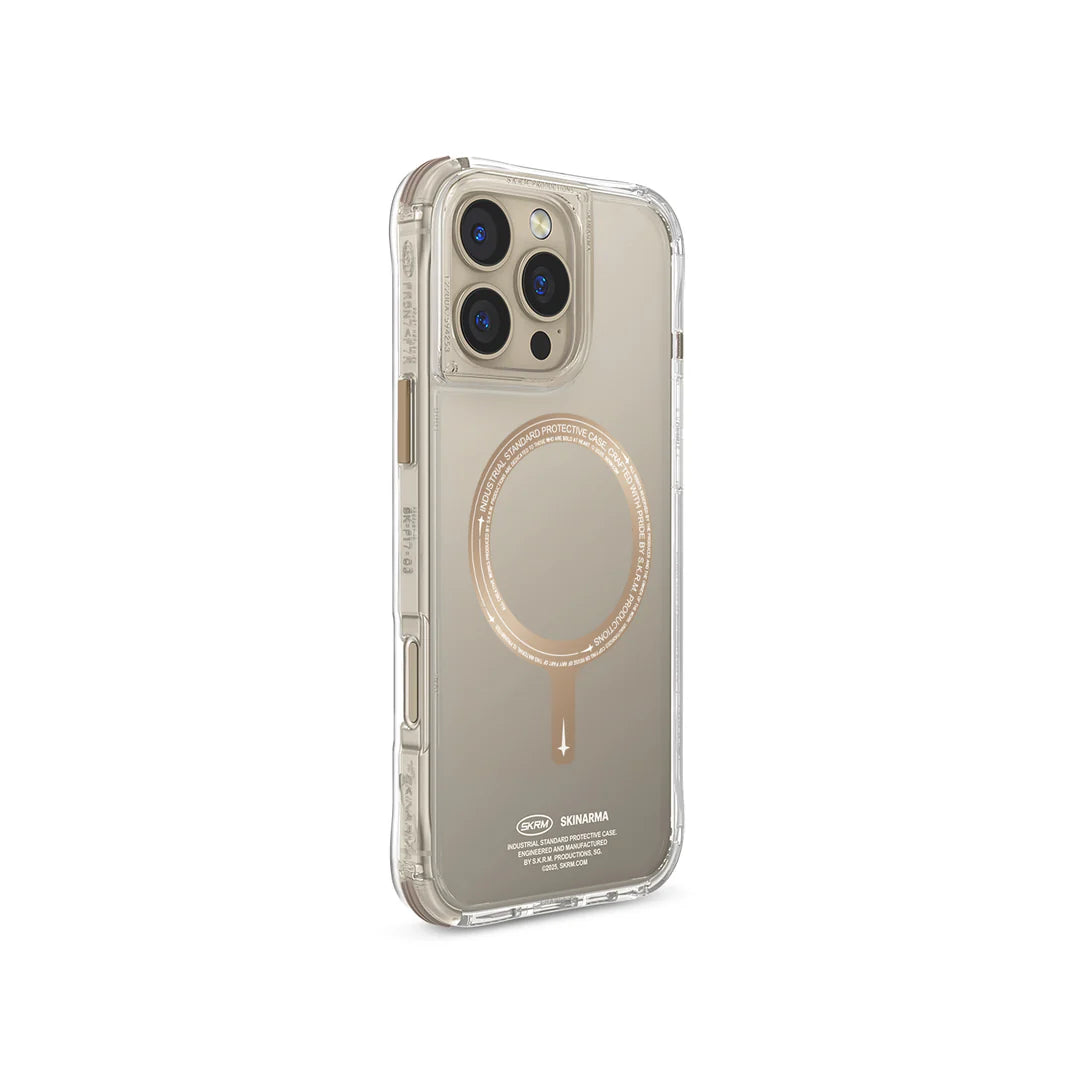 Skinarma iPhone 16 Pro Max Saido Prime Mag-Charge Back Case - Champagne