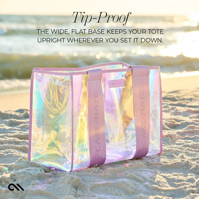 Case-Mate Beach Tote Bag with Phone Pouch - Soap Bubble