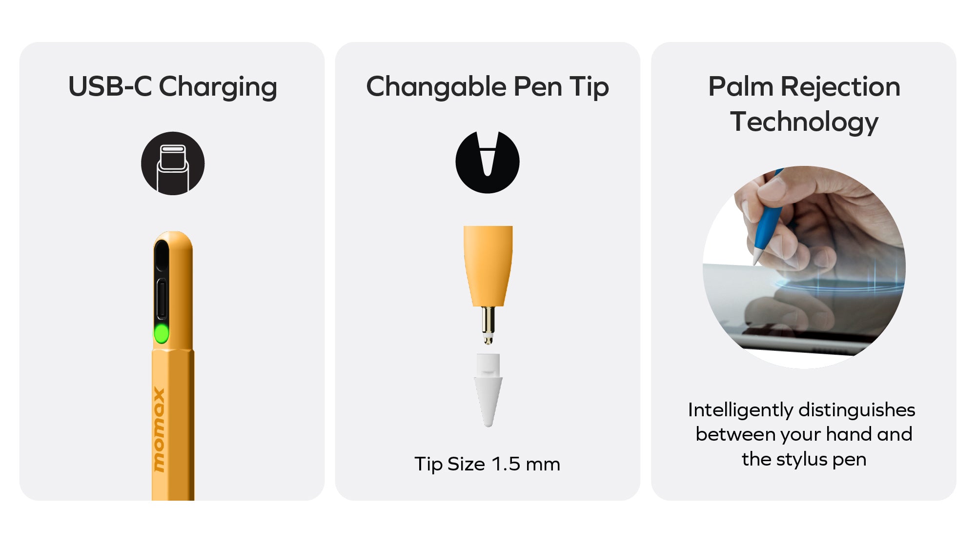 Momax TP10AD Mag.Link Pop Magnetic Active Stylus Pen