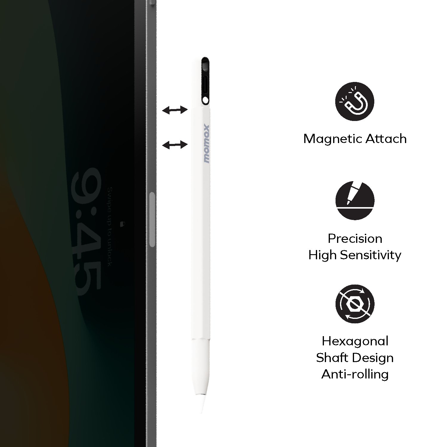 Momax TP10AD Mag.Link Pop Magnetic Active Stylus Pen