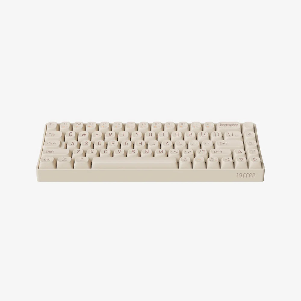 Lofree OE912 TOUCH 68-Key Triple Mode Connection Mechanical Keyboard - Tofu