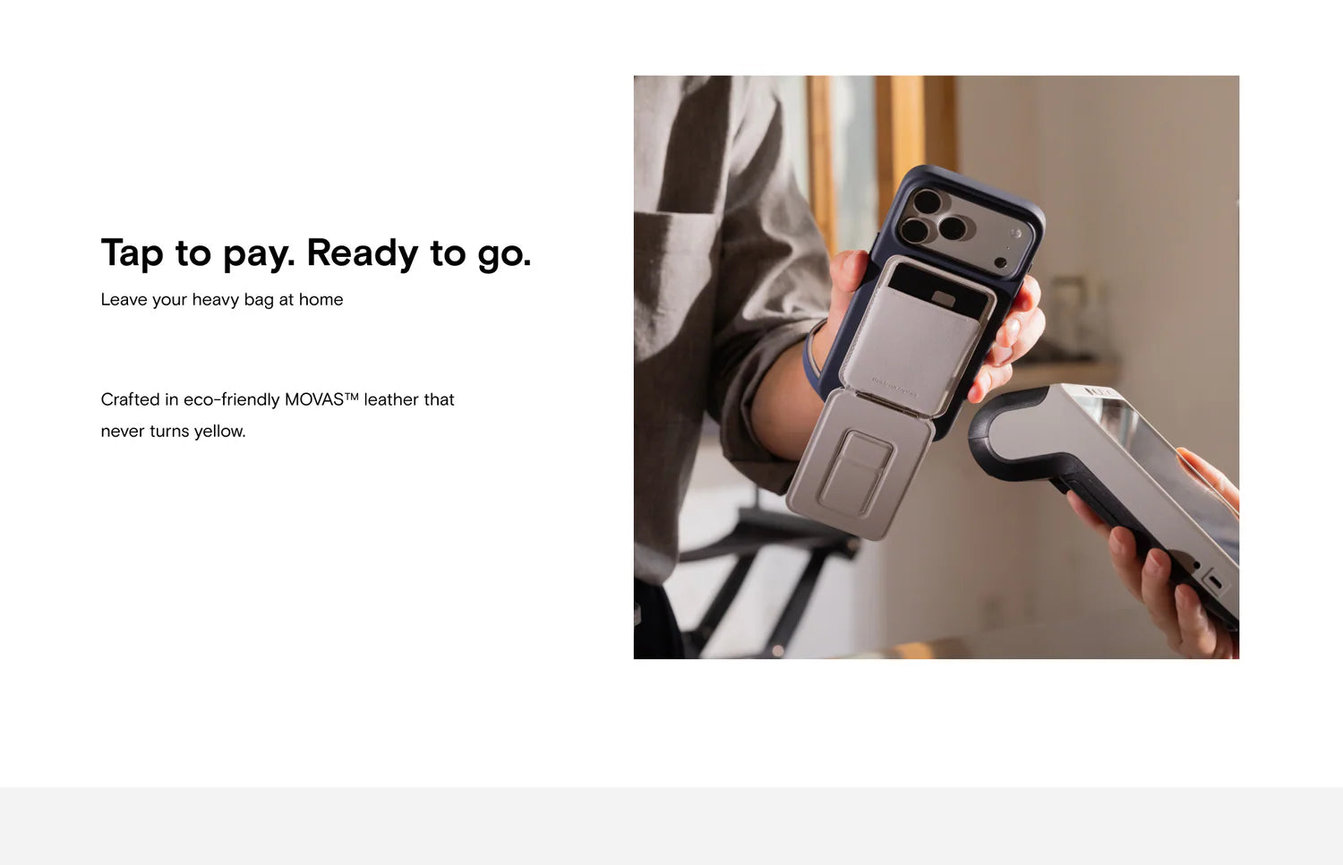 MOFT Trackable Tripod Wallet with Apple Find My (MagSafe Compatible)