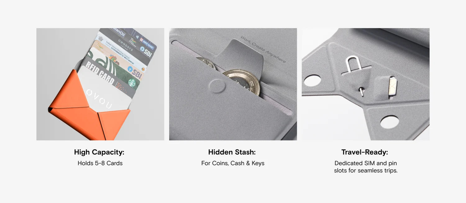 MOFT Trackable Travel Wallet with Stand/without Stand (MagSafe w/ Apple Find My)