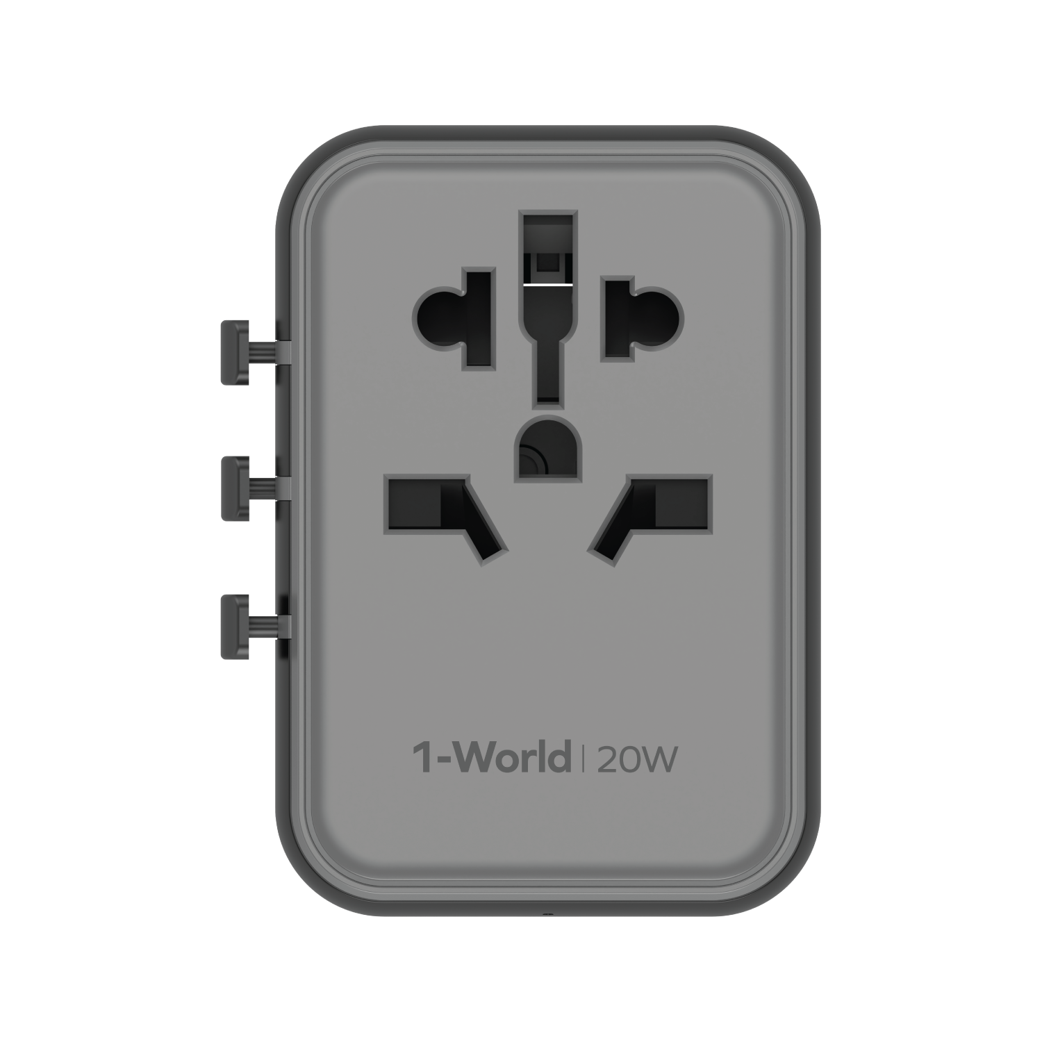 Momax UA11 1-World 20W 3-Port + AC Travel Adapter