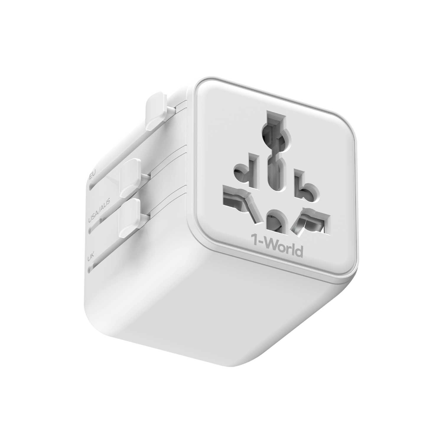Momax UA19 1-World Universal Travel Adapter with Dual AC