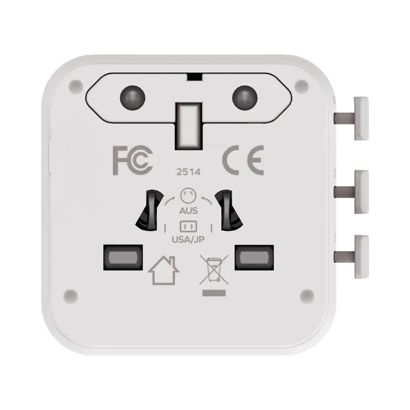 Momax UA29 1-World² 20W Universal 2-Port USB Travel Adapter