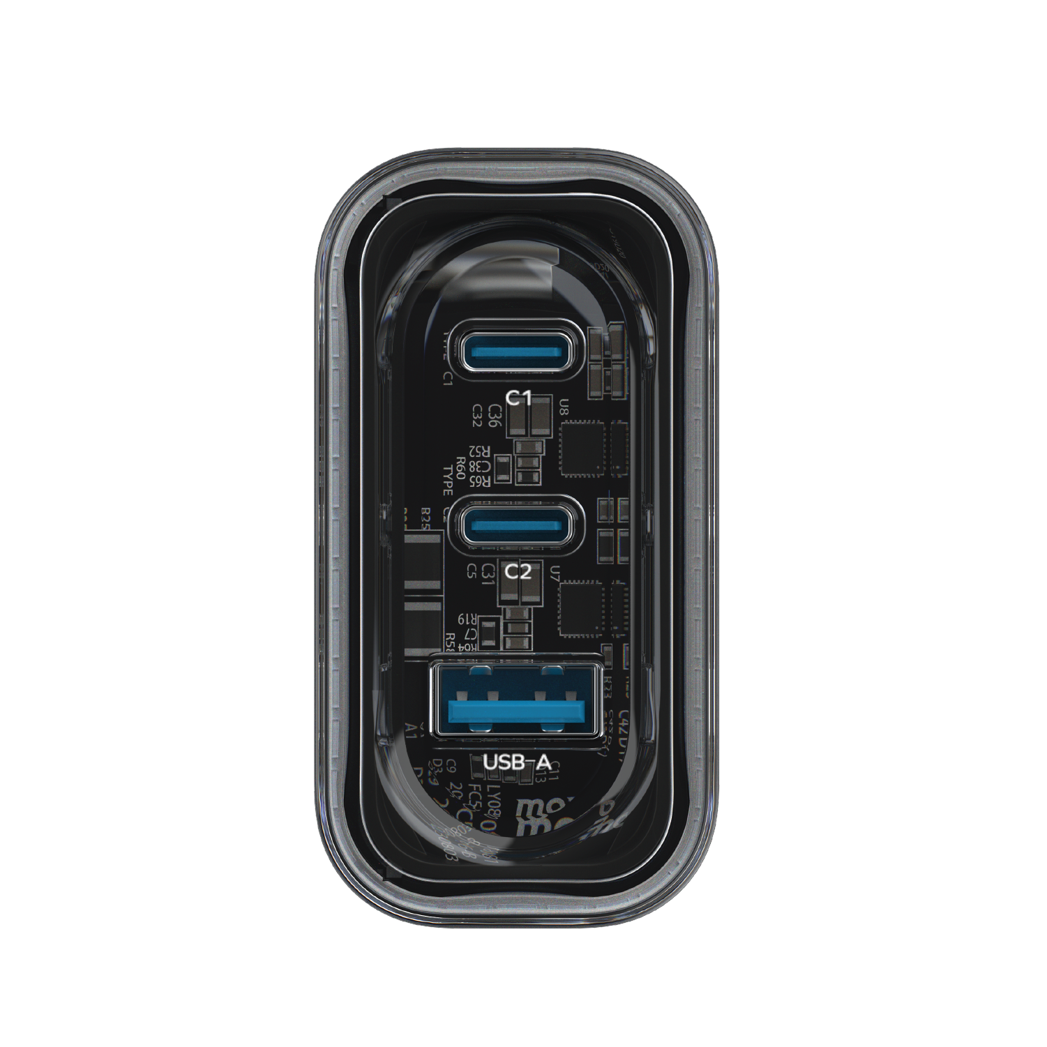 Momax UM52 1-Charge Flow 80W 3-Ports Charger (UK)