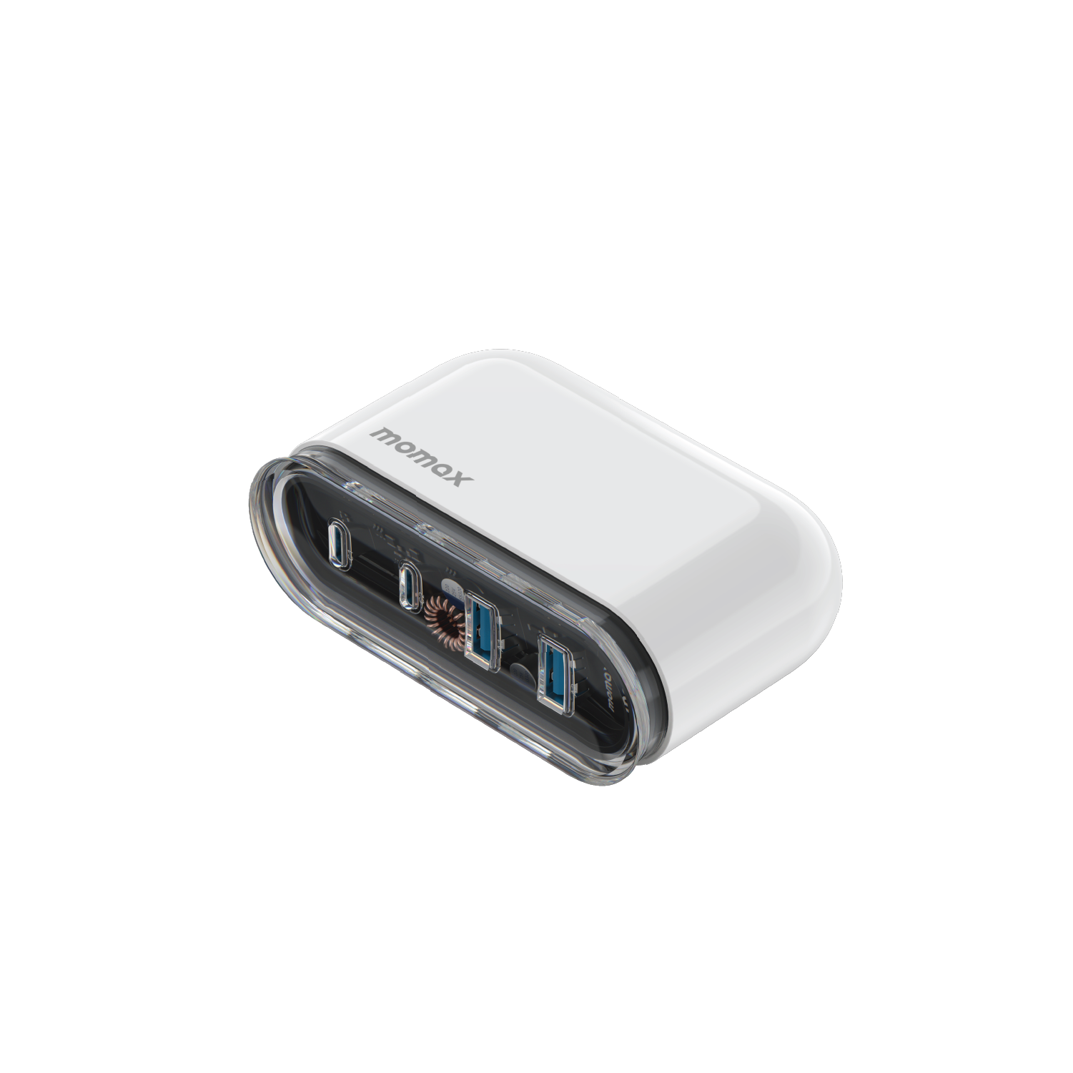 Momax UM53 1-Charge Flow 80W 4-Ports Desktop Charger (UK)