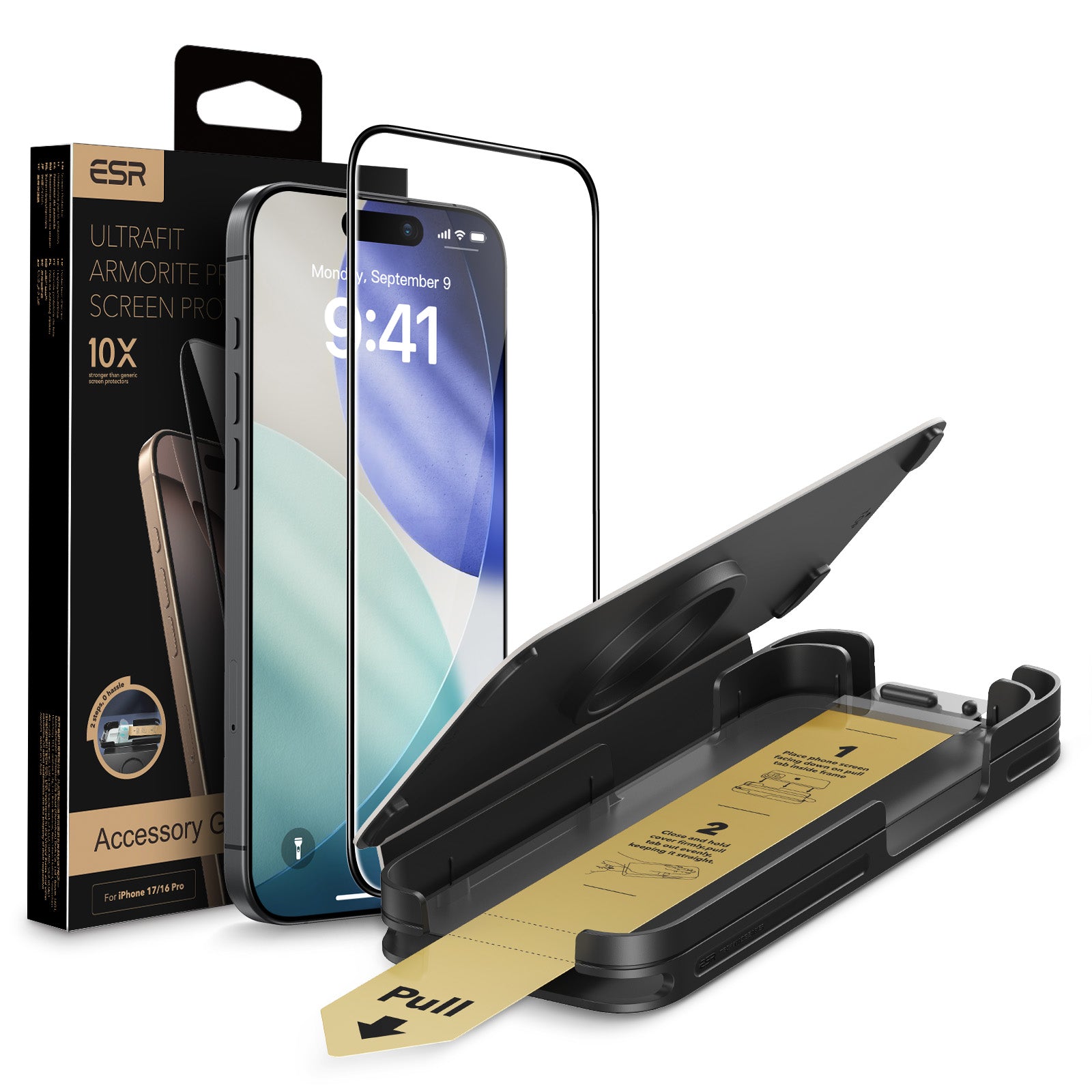 ESR iPhone 17 Series UltraFit Armorite Pro Tempered Glass 1pc Pack