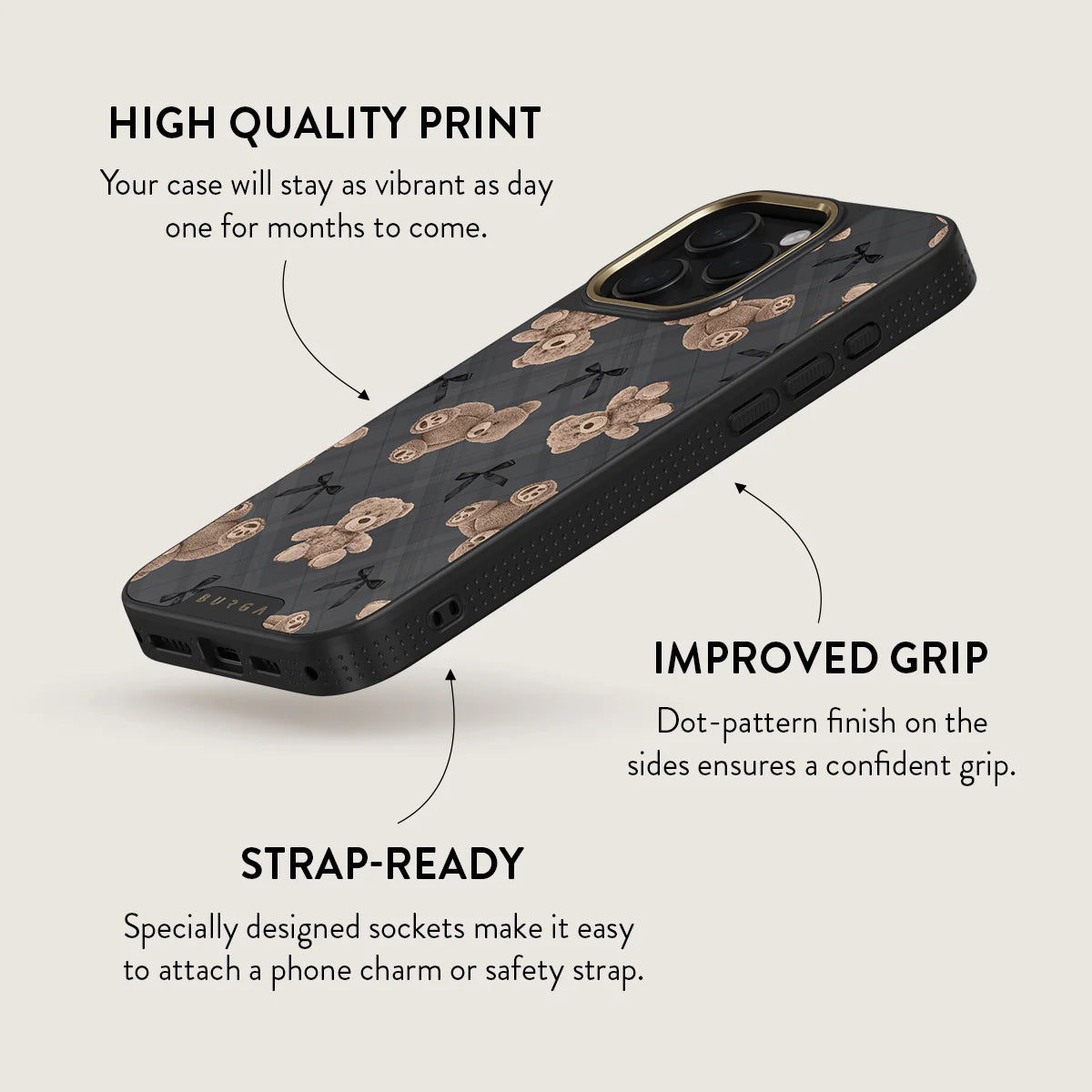 BURGA iPhone 16 Pro / 16 Pro Max BFF Elite Gold Tough MagSafe Case