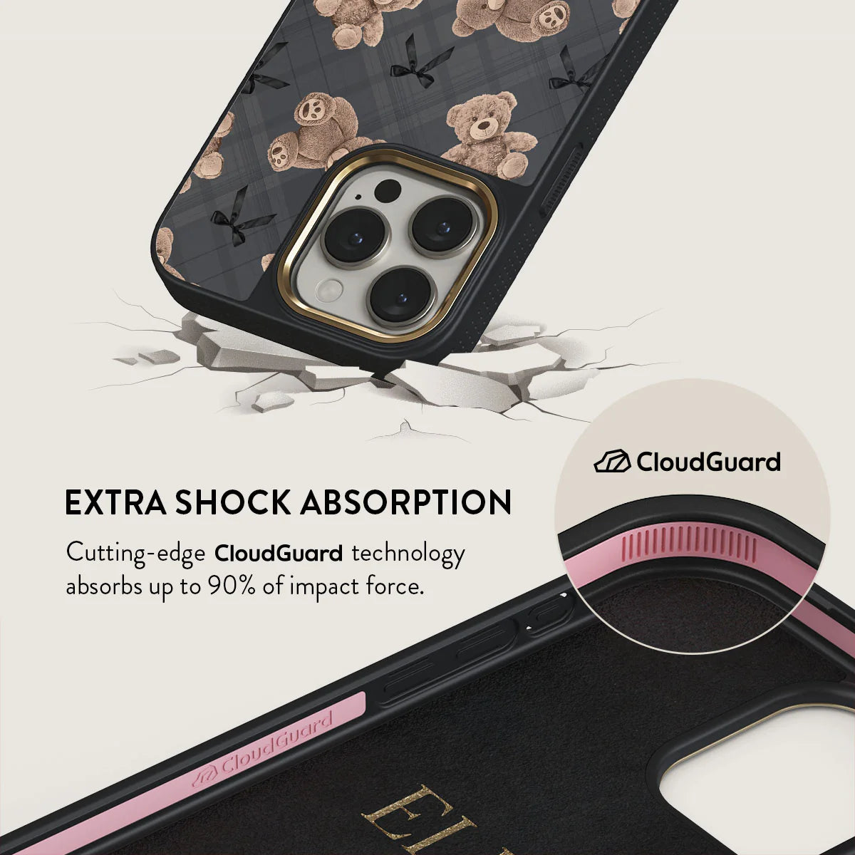 BURGA iPhone 15 Pro Max BFF Elite Gold Tough MagSafe Case