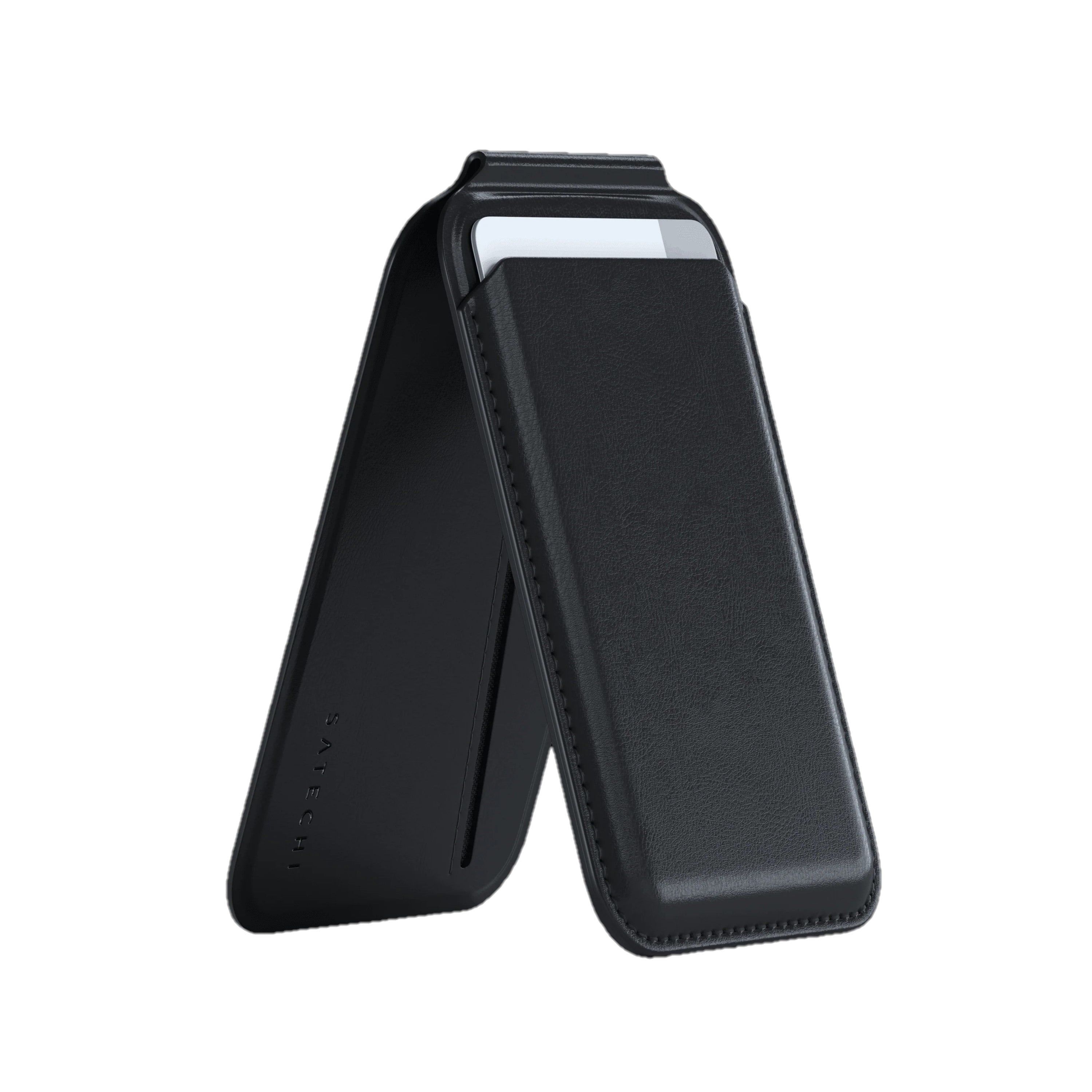 Satechi Vegan Leather Magnetic Wallet Stand