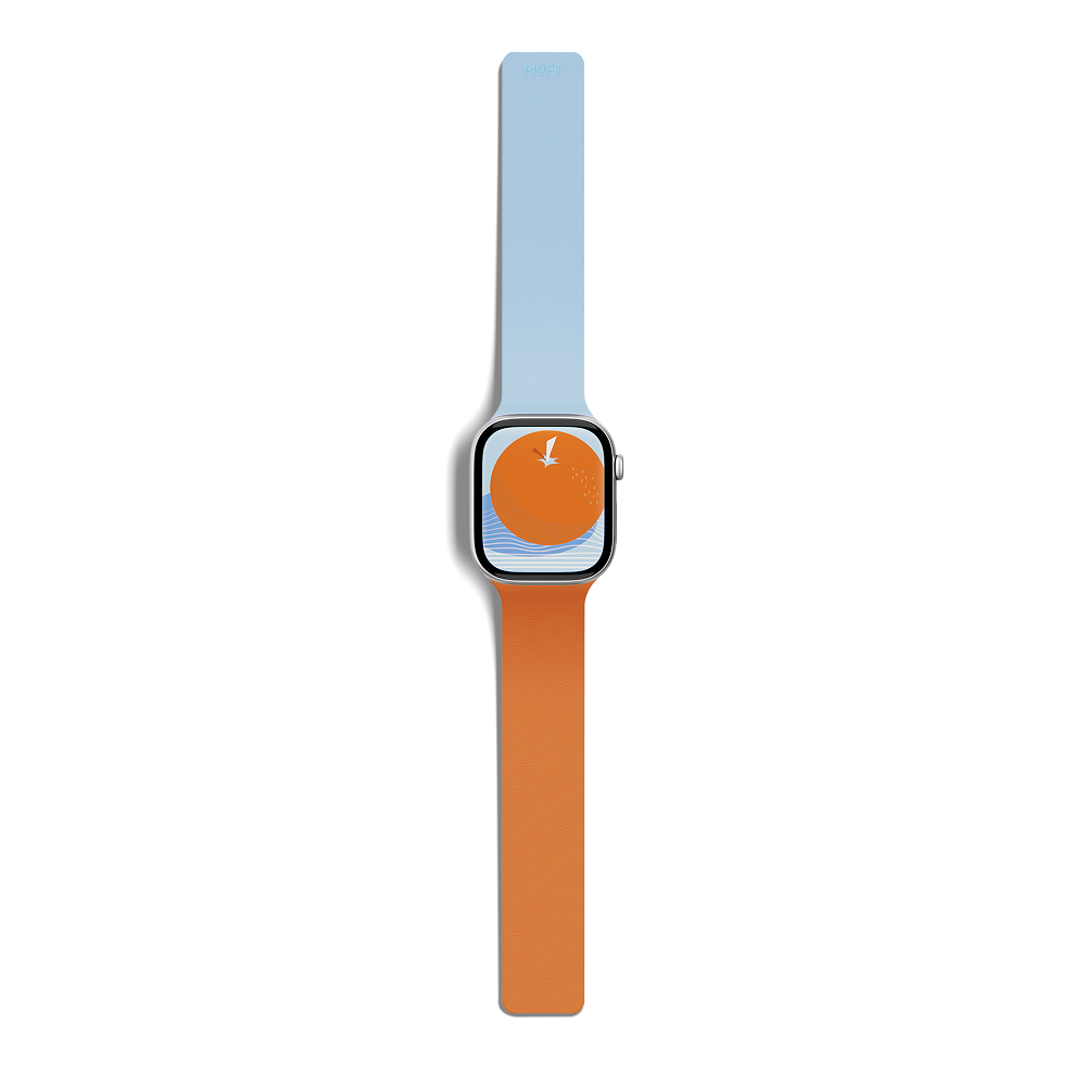 MOFT Snap Watch Band for Apple Watch 40mm/41mm/42mm & 44mm/45mm/46mm/49mm - Sunrise Orange Soothing Mist