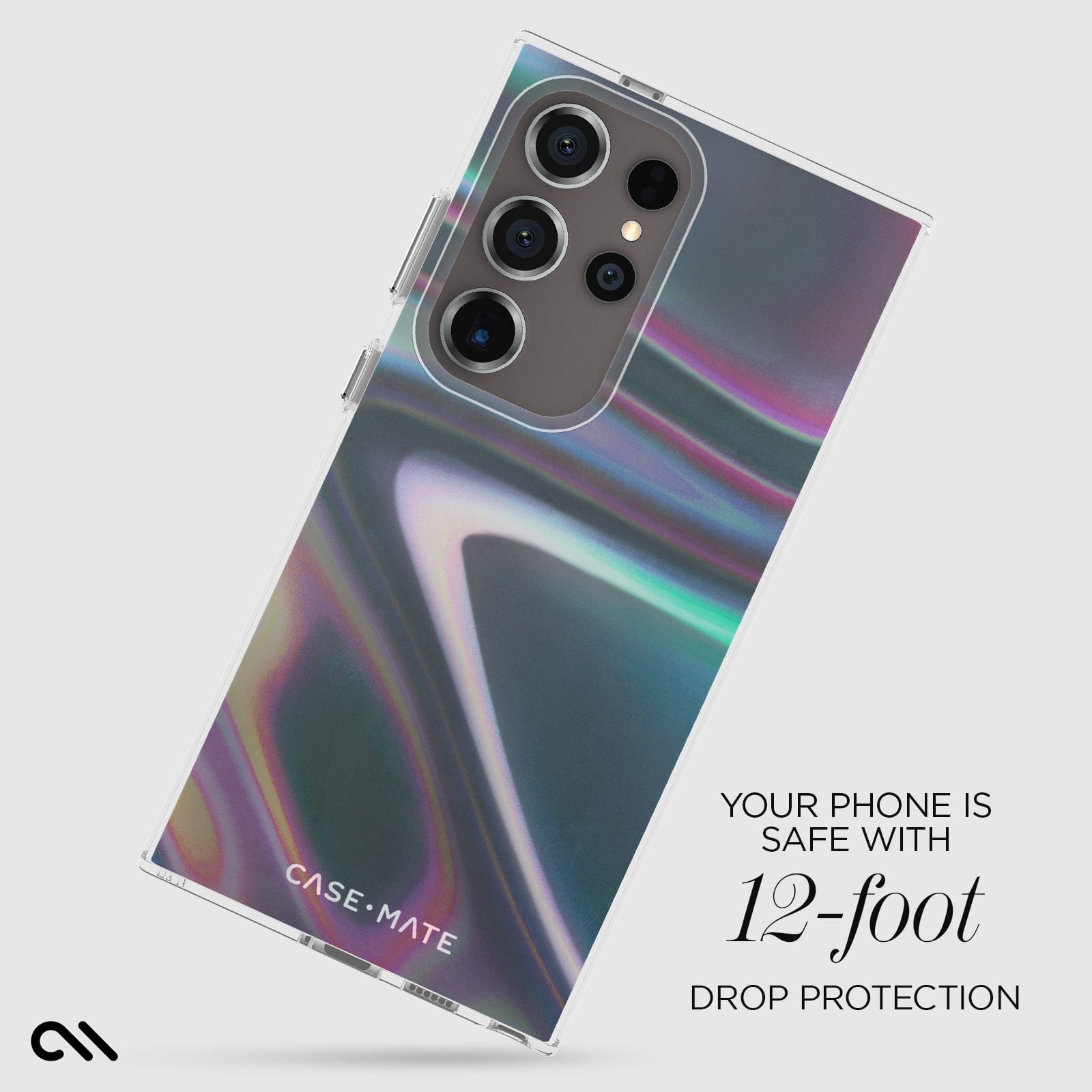 Case-Mate Samsung Galaxy S24 Series Soap Bubble MagSafe Case - Iridescent