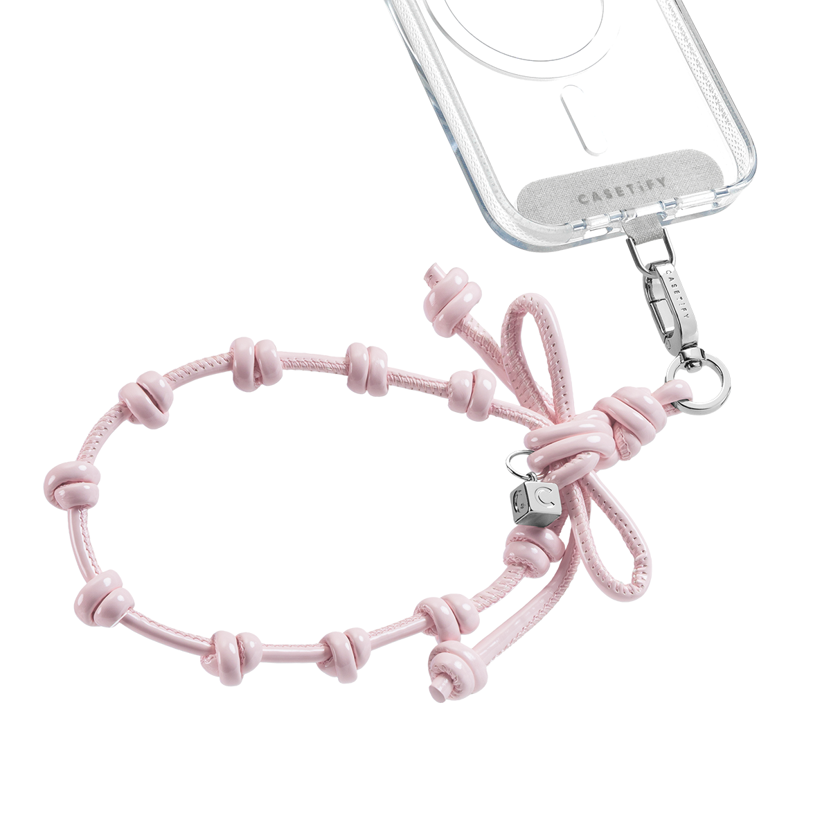 CASETiFY Bow Charm Wristlet