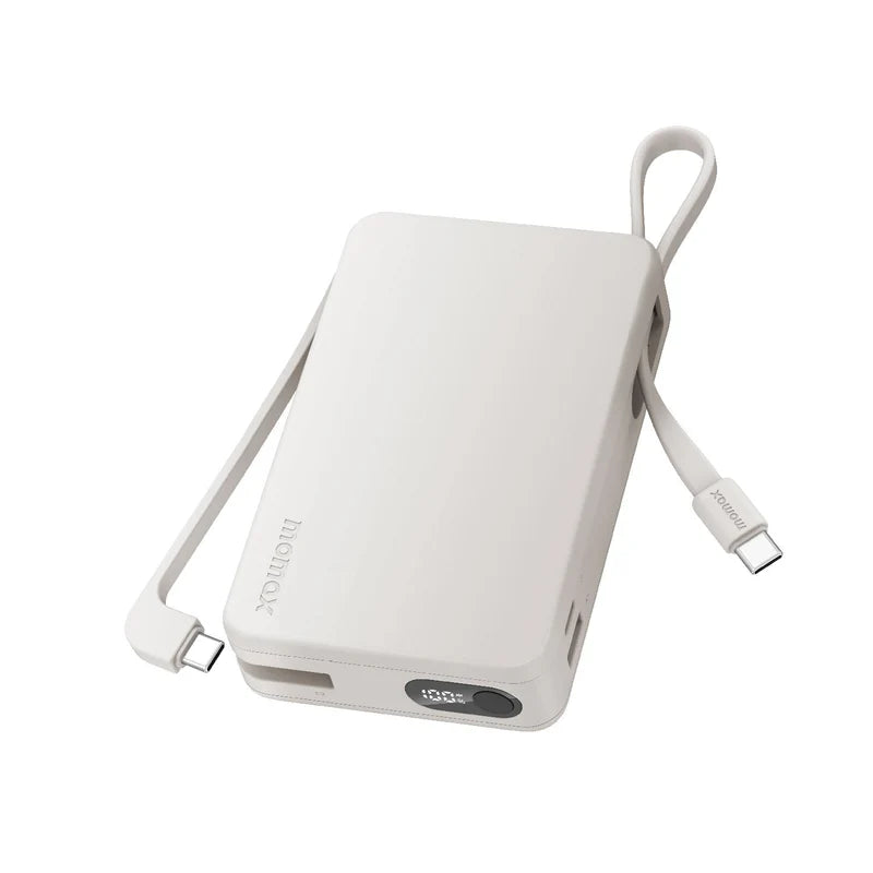 Momax IP139 1-Power Vital+ 20000mAh Battery Pack with Dual Built-in USB-C Cable