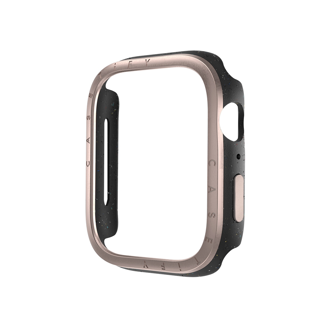 CASETiFY Apple Watch Metallic Impact Case 46mm - Rose Gold
