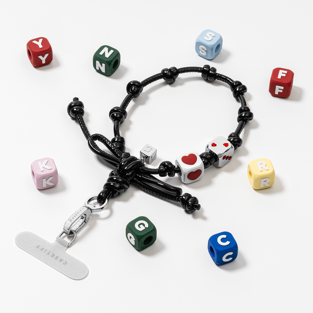 CASETiFY Bow Charm Wristlet
