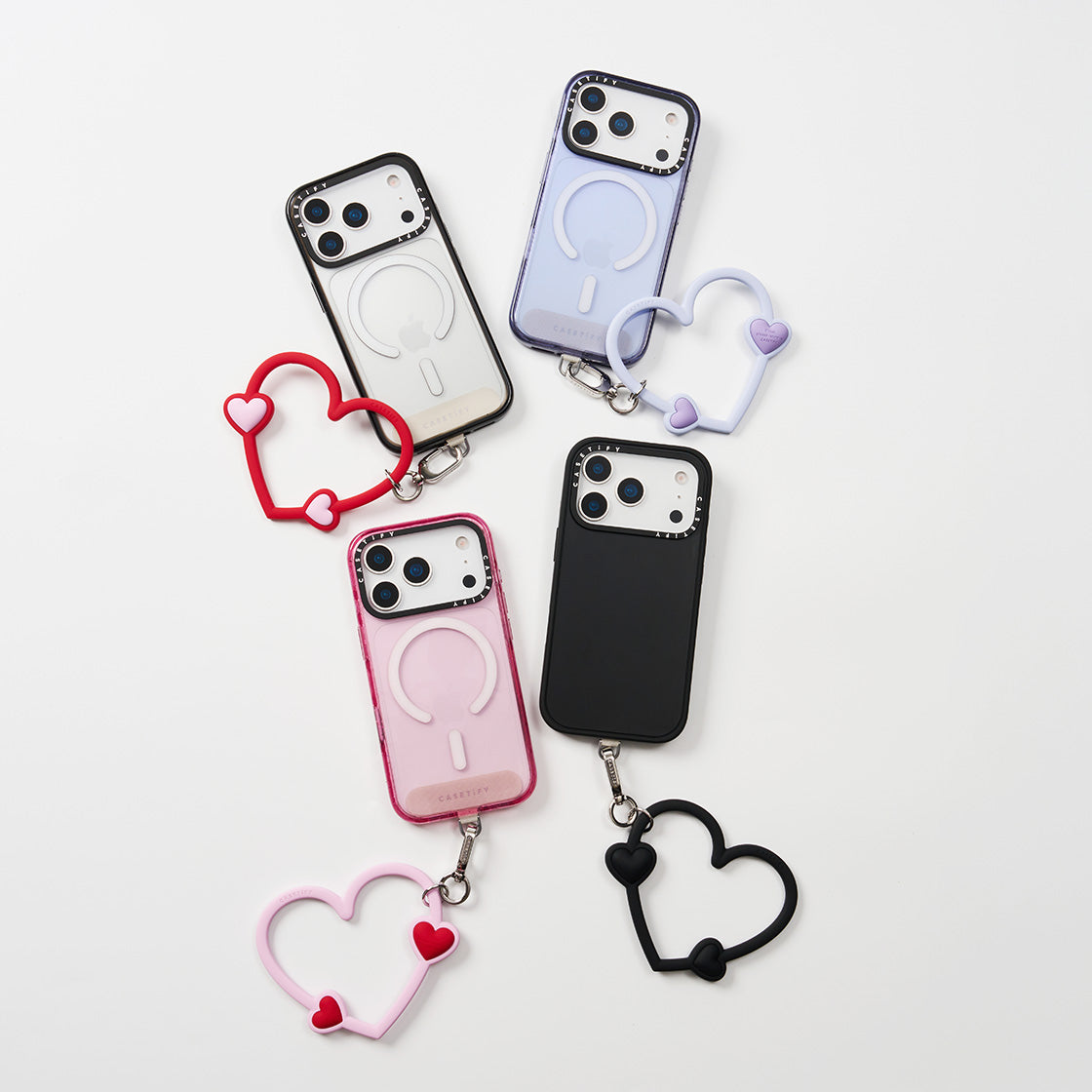 CASETiFY Silicone Phone Wristlet - Heart