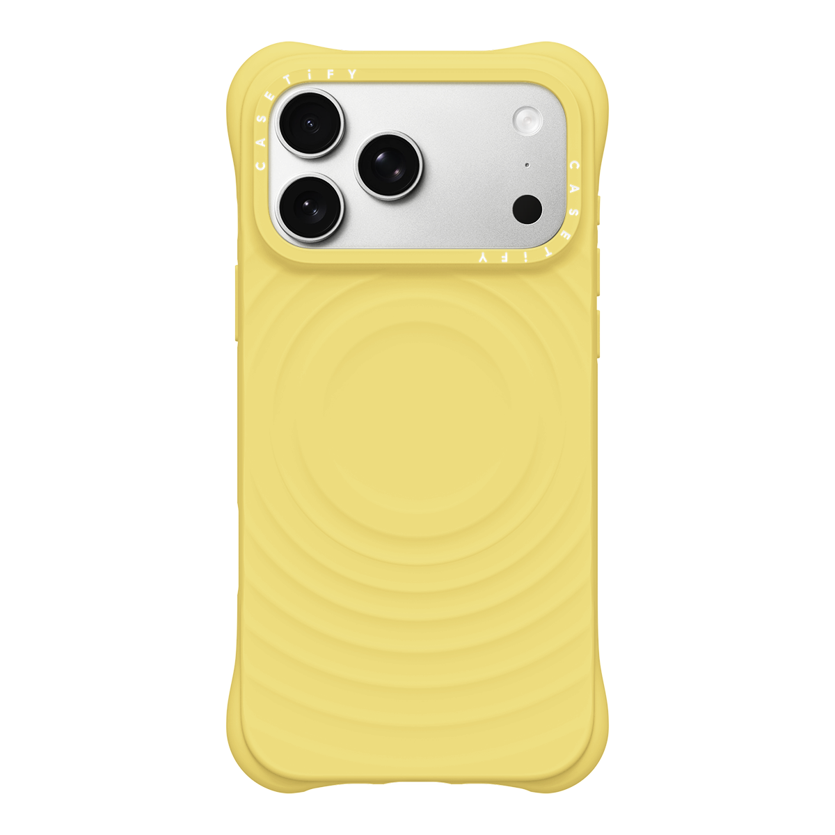 CASETiFY Magsafe The Ripple Case for iPhone 17 Series - Buttercream Yellow
