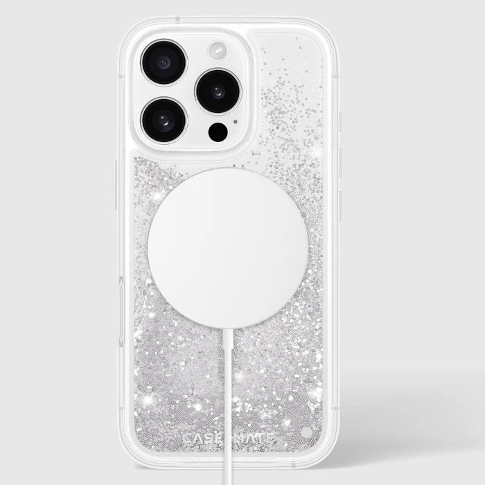 Case-Mate iPhone 16 Pro Waterfall MagSafe Case - Silver
