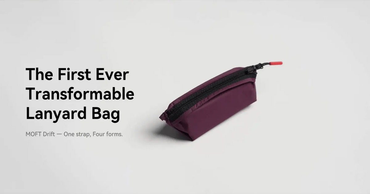 MOFT Adjustable & Self-Packable Phone Pouch Lanyard