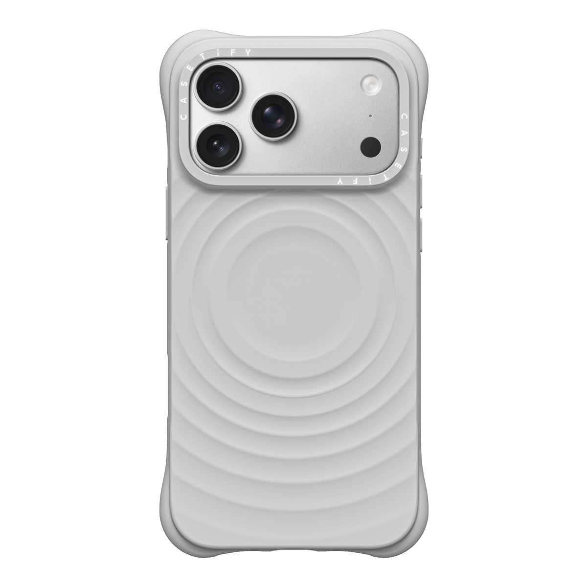 CASETiFY Magsafe The Ripple Case for iPhone 17 Series - Pebble Grey