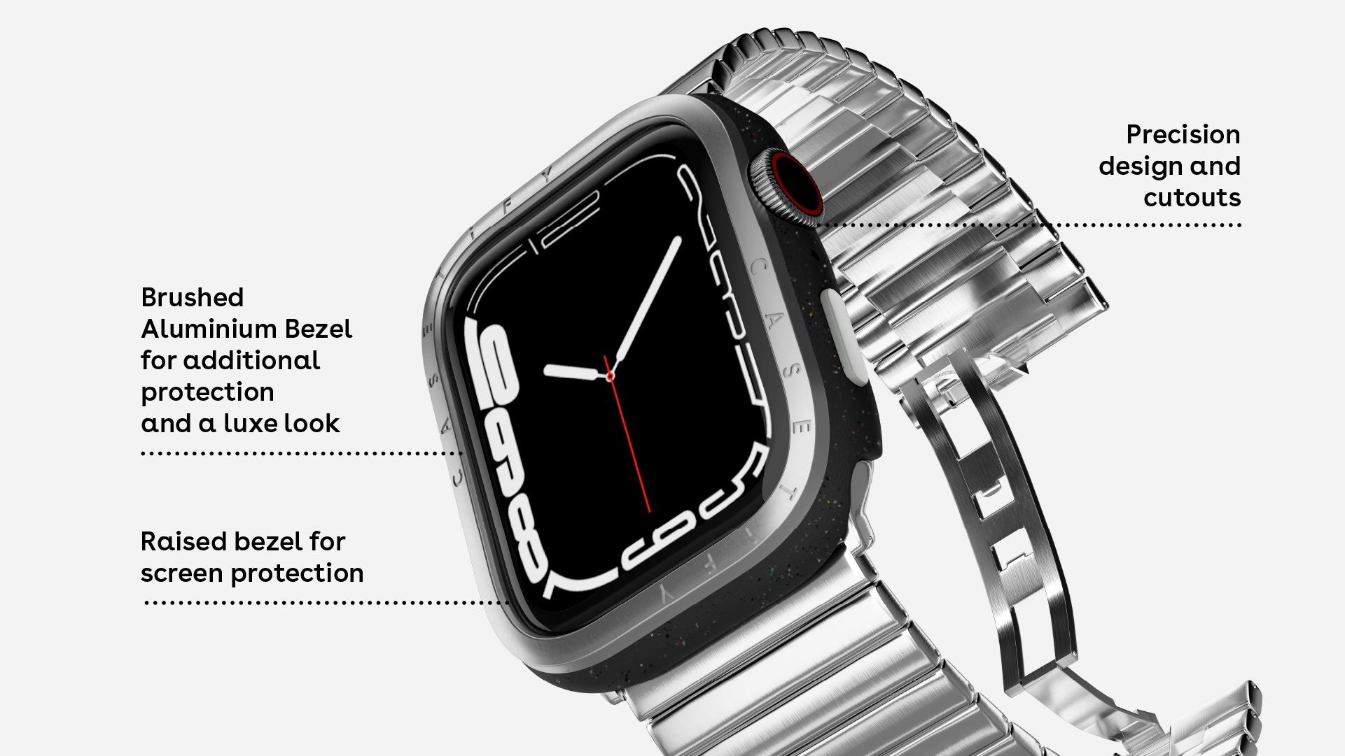 CASETiFY Apple Watch Metallic Impact-Case 45mm