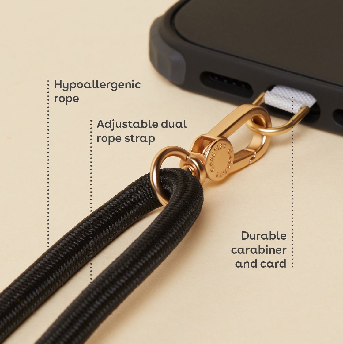 CASETiFY Cross Body Rope Sling Phone Strap