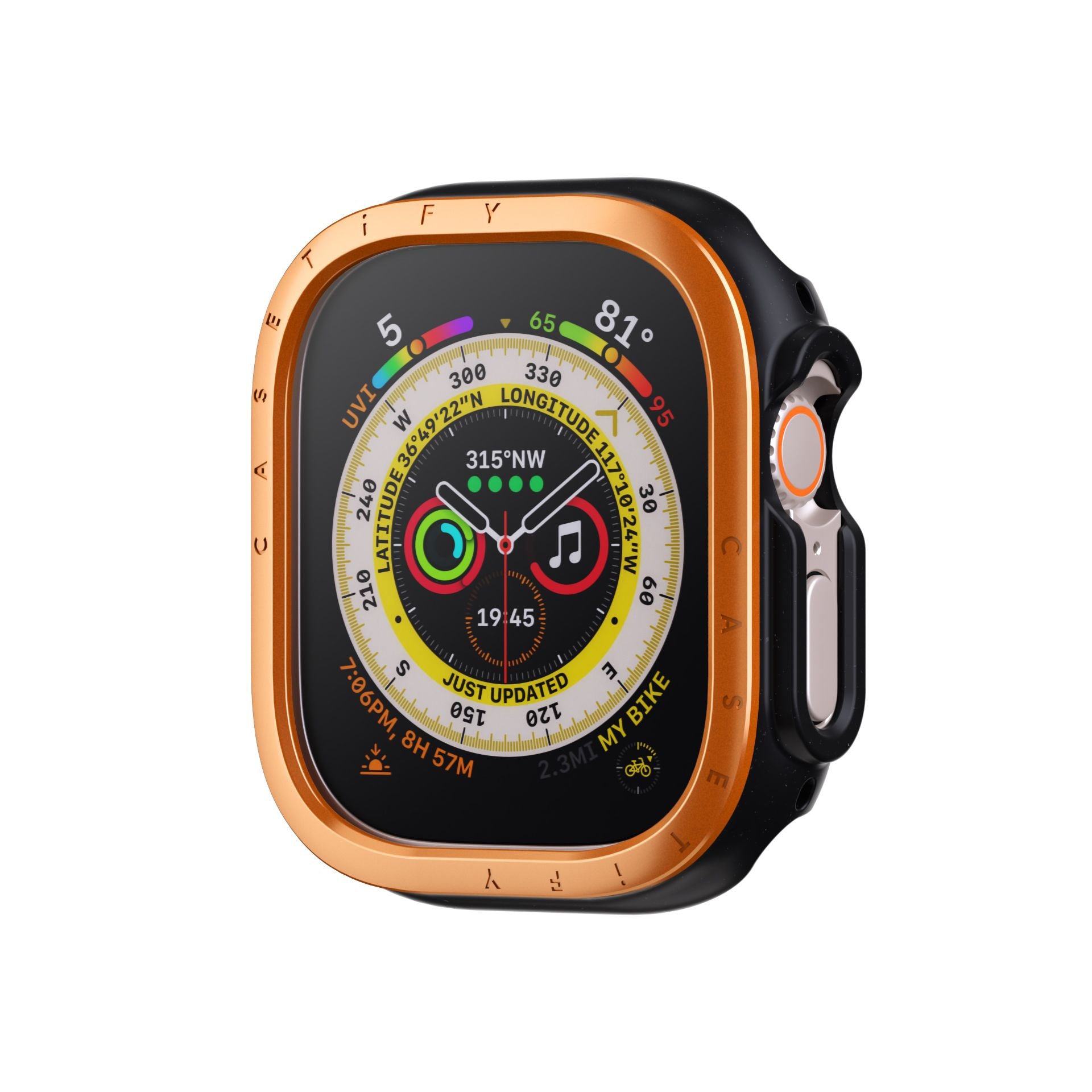 CASETiFY Apple Watch Metallic Impact-Case 49mm