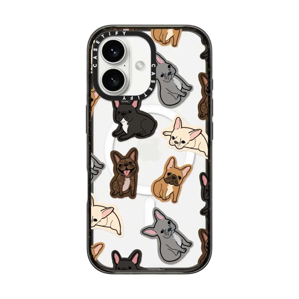 CASETiFY Magsafe Impact Case for iPhone 16 - Excuse My Frenchie