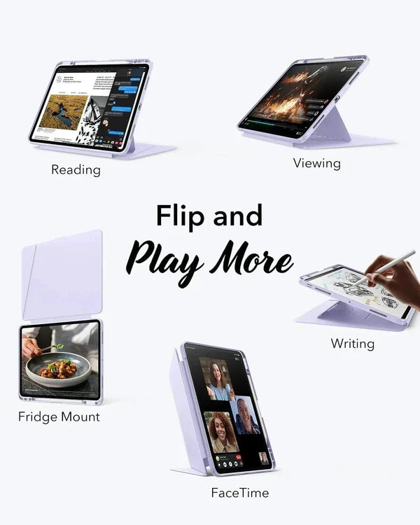 ESR iPad Pro 13" (2025/2024) Flip Magnetic Case with Pencil Holder