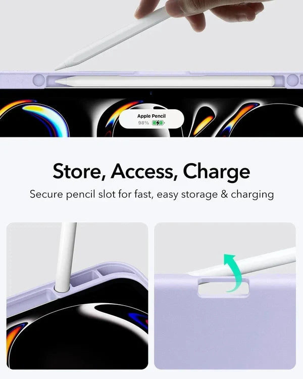 ESR iPad Pro 13" (2025/2024) Flip Magnetic Case with Pencil Holder