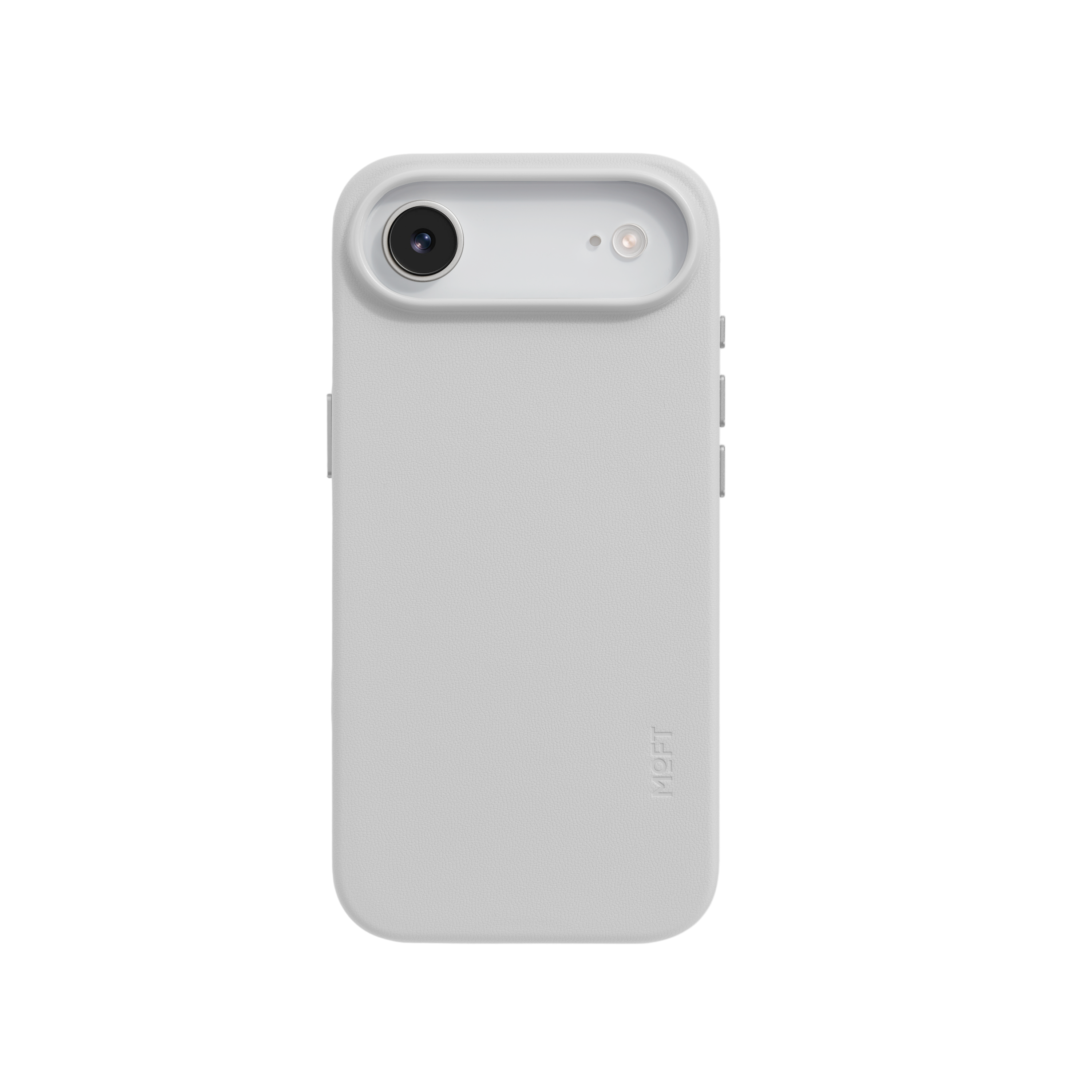 Gray phone case on a white background