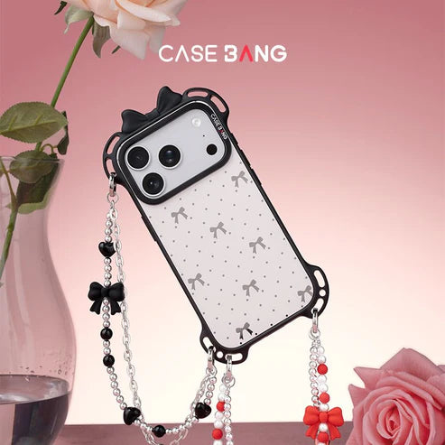 CASEBANG Phone Charm - Lovely Bow Black