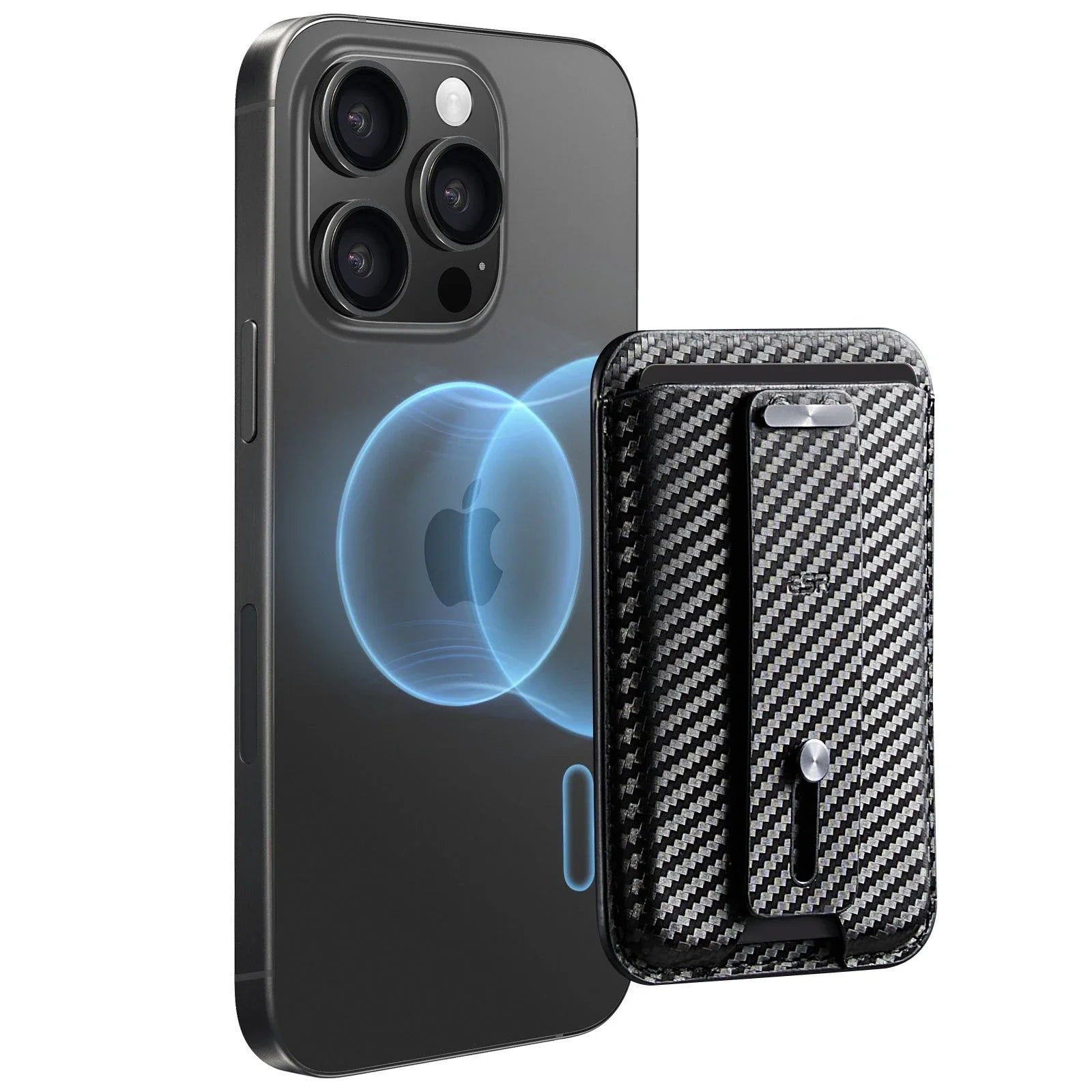 ESR HaloLock Magnetic Wallet with Finger Loop