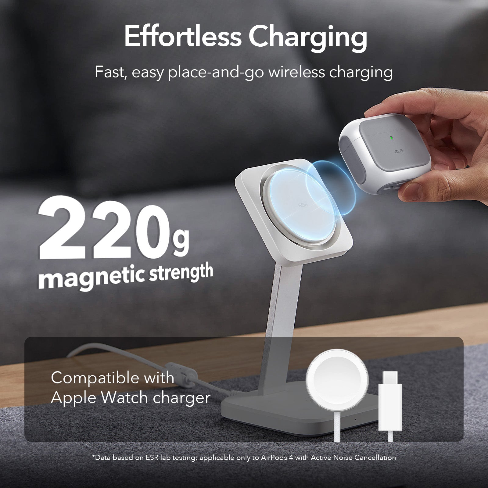 ESR AirPods 4 Orbit Hybrid Case with HaloLock