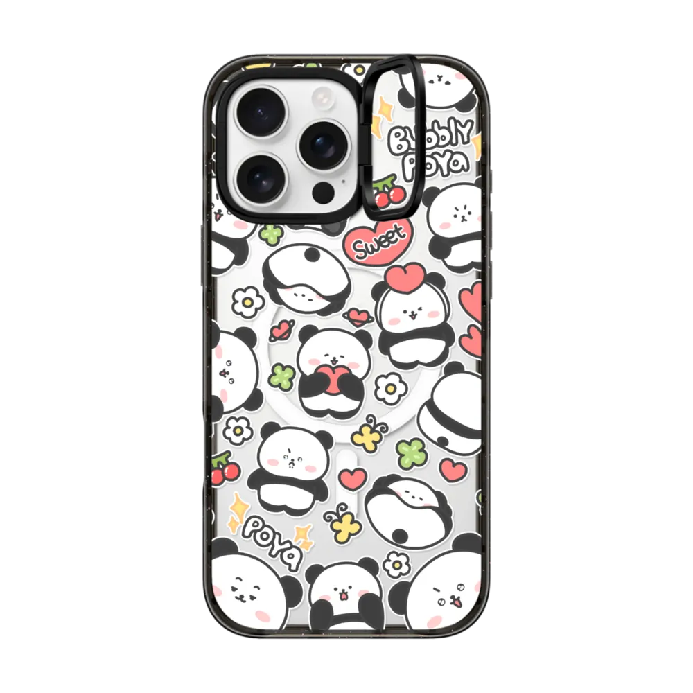 CASETiFY Magsafe Impact Ring Stand Case for iPhone 16 Pro - Bubbly Poya