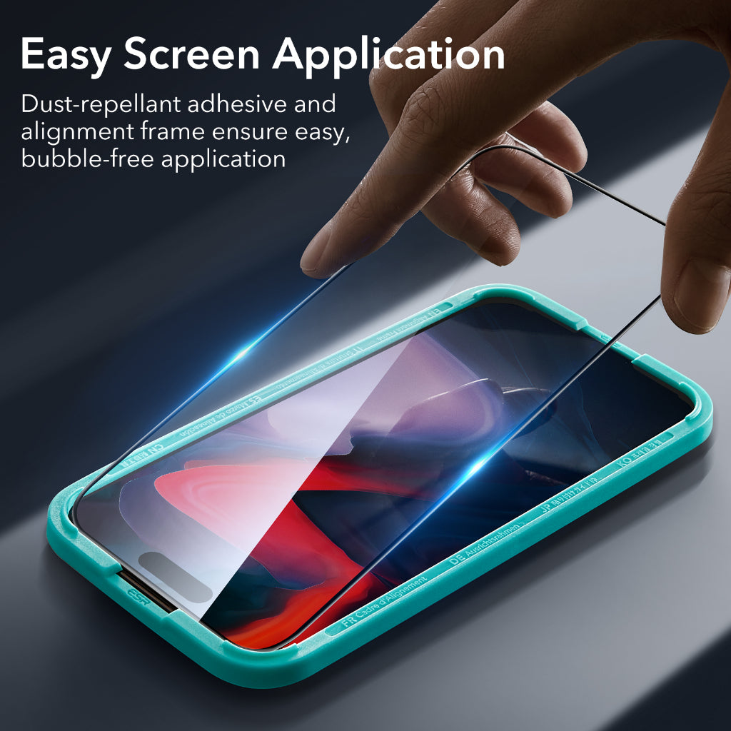 ESR iPhone 16 Series Tempered Glass Screen Protector 2pcs Pack