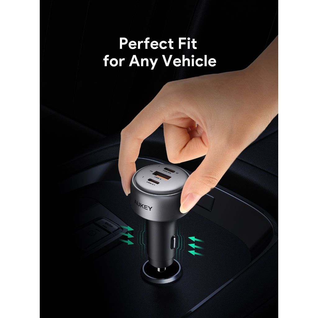 Aukey CC-P3 Pathfinder Mix 3 100W Fast Charging Car Charger