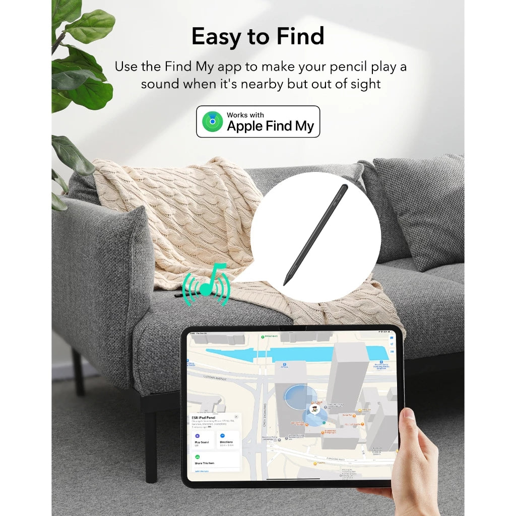 ESR Geo Digital Pencil works with Apple Find My