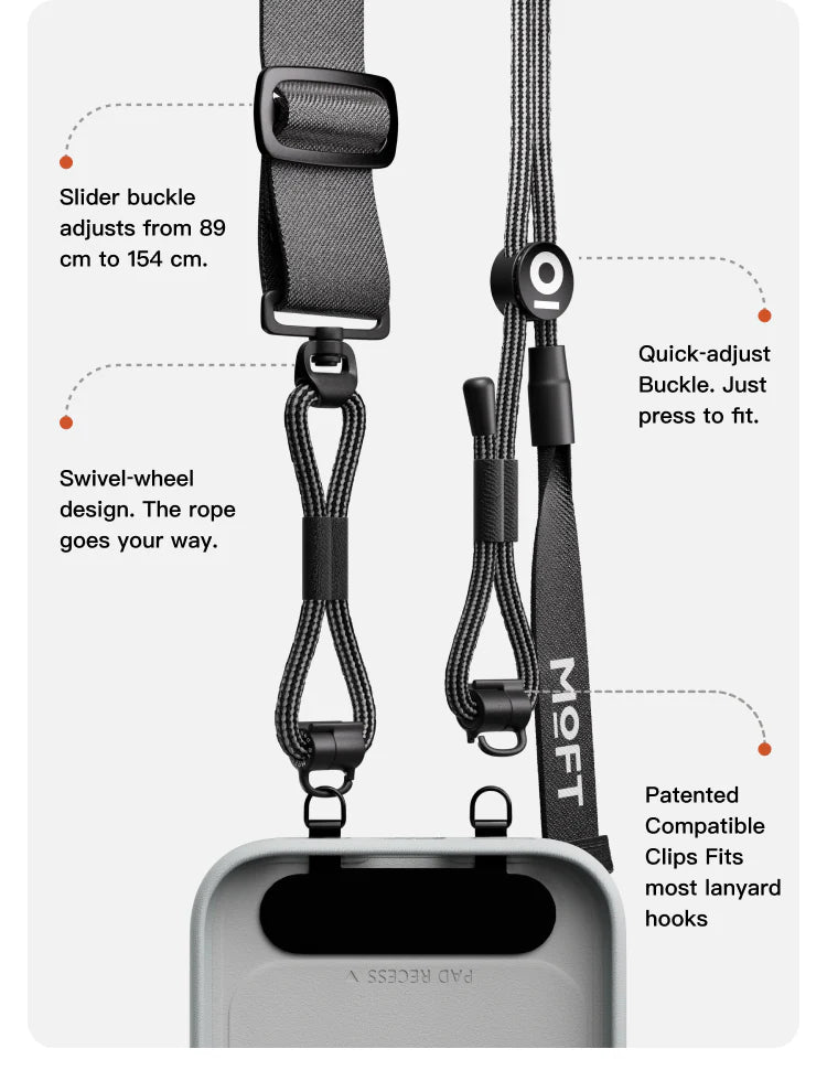 MOFT Everywhere Phone Lanyard - Sienna Brown